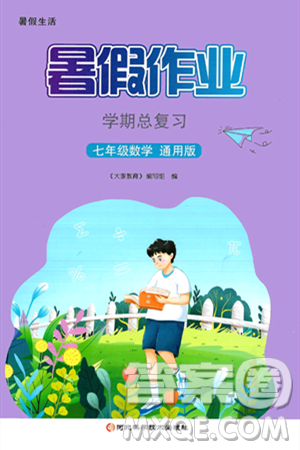 河北科学技术出版社2024年暑假生活暑假作业学期总复习七年级数学通用版答案 河北科学技术出版社2024年暑假生活暑假作业学期总复习七年级数学通用版答案