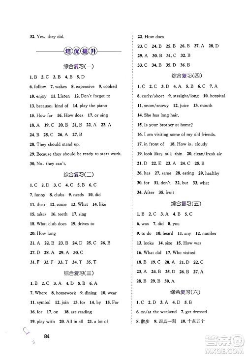 河北少年儿童出版社2024年桂壮红皮书暑假天地七年级英语通用版答案 河北少年儿童出版社2024年桂壮红皮书暑假天地七年级英语通用版答案