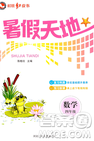 河北少年儿童出版社2024年桂壮红皮书暑假天地四年级数学通用版答案 河北少年儿童出版社2024年桂壮红皮书暑假天地四年级数学通用版答案