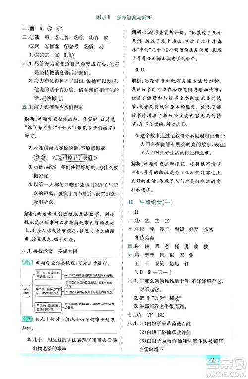 黄冈小状元作业本,黄冈小状元作业本答案,五年级语文答案,五年级语文上册答案龙门书局2024年秋黄冈小状元作业本五年级语文上册人教版答案