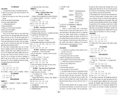 陕西师范大学出版总社有限公司2024年秋PASS小学学霸作业本六年级英语上册译林版江苏专版答案