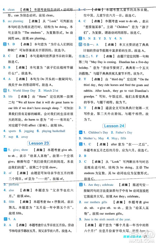 吉林教育出版社2024年秋综合应用创新题典中点六年级英语上册人教版答案 吉林教育出版社2024年秋综合应用创新题典中点六年级英语上册人教版答案