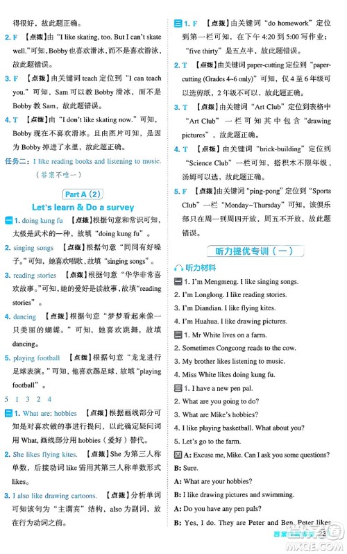 陕西师范大学出版总社有限公司2024年秋综合应用创新题典中点六年级英语上册人教PEP版河南专版答案 陕西师范大学出版总社有限公司2024年秋综合应用创新题典中点六年级英语上册人教PEP版河南专版答案