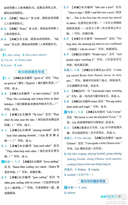 陕西师范大学出版总社有限公司2024年秋综合应用创新题典中点六年级英语上册人教PEP版河南专版答案 陕西师范大学出版总社有限公司2024年秋综合应用创新题典中点六年级英语上册人教PEP版河南专版答案