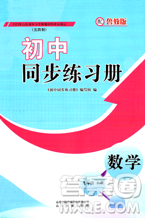 山东教育出版社2024秋初中同步练习册九年级数学上册鲁教版五四制答案