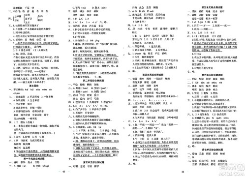 长春出版社2024年秋小学生随堂同步练习五年级语文上册人教版答案