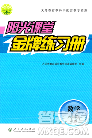 人民教育出版社2024年秋阳光课堂金牌练习册八年级数学上册人教版答案