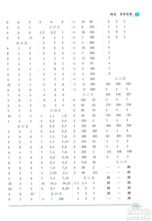 龙门书局2024年秋黄冈小状元口算速算练习册四年级数学上册人教版答案 龙门书局2024年秋黄冈小状元口算速算练习册四年级数学上册人教版答案