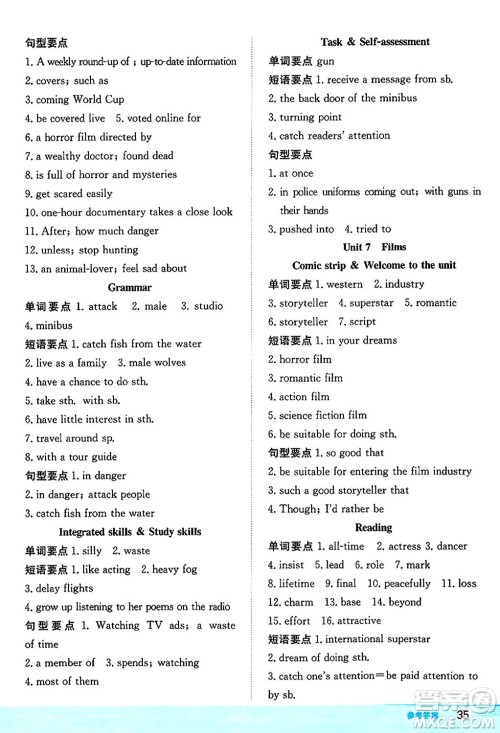 安徽教育出版社2024年秋新编基础训练九年级英语上册译林版答案 安徽教育出版社2024年秋新编基础训练九年级英语上册译林版答案