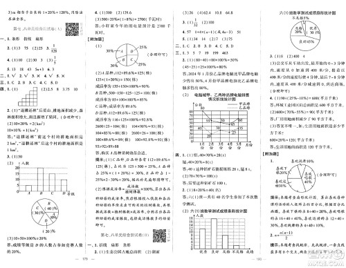 宁夏人民教育出版社2024年秋学霸提优大试卷六年级数学上册人教版答案 宁夏人民教育出版社2024年秋学霸提优大试卷六年级数学上册人教版答案