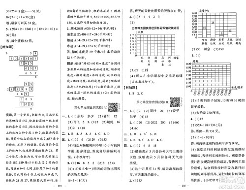宁夏人民教育出版社2024年秋学霸提优大试卷四年级数学上册人教版答案 宁夏人民教育出版社2024年秋学霸提优大试卷四年级数学上册人教版答案