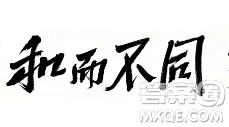 同质化和和而不同材料作文800字 关于同质化和和而不同的材料作文800字