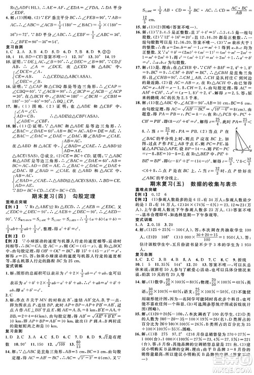 广东经济出版社2024年秋名校课堂八年级数学上册华师版答案