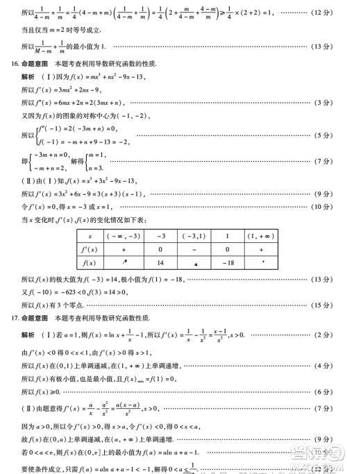 2025届皖豫名校联盟高三10月联考数学试题答案