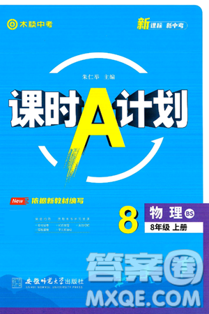 安徽师范大学出版社2024年秋课时A计划八年级物理上册北师大版答案