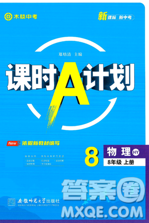 安徽师范大学出版社2024年秋课时A计划八年级物理上册沪粤版答案