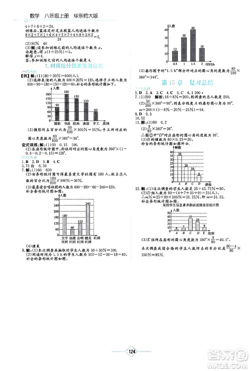 湖南教育出版社2024年秋学法大视野八年级数学上册华师版答案