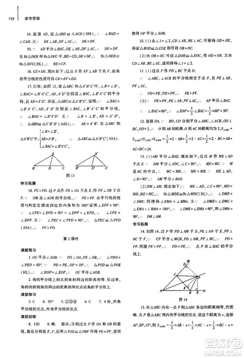 大象出版社2024秋初中同步练习册八年级数学上册人教版山东专版答案