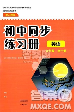 大象出版社2025秋初中同步练习册九年级英语全一册人教版山东专版答案