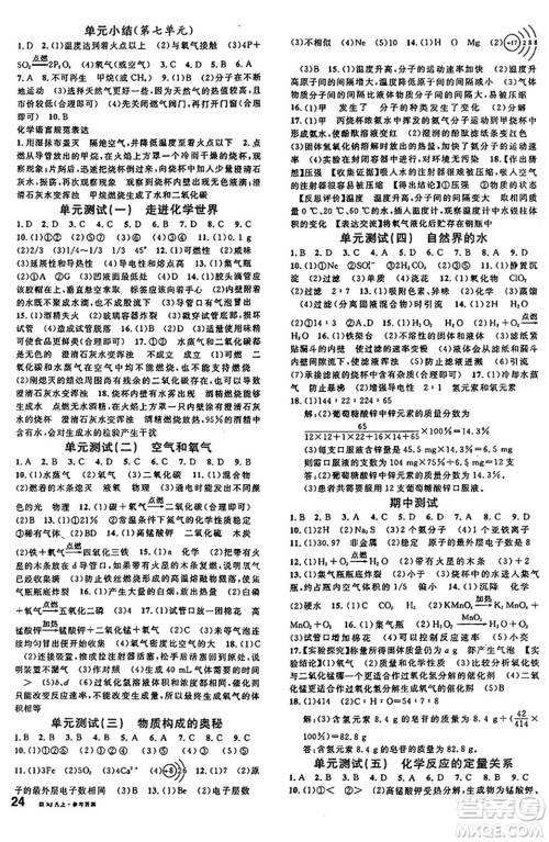 安徽师范大学出版社2024年秋名校课堂九年级化学上册人教版陕西专版答案 安徽师范大学出版社2024年秋名校课堂九年级化学上册人教版陕西专版答案