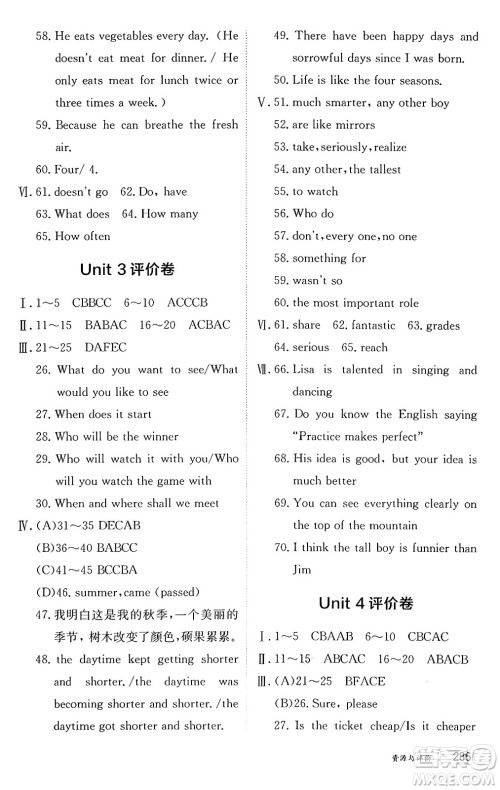 黑龙江教育出版社2024年秋资源与评价八年级英语上册人教版黑龙江专版答案 黑龙江教育出版社2024年秋资源与评价八年级英语上册人教版黑龙江专版答案