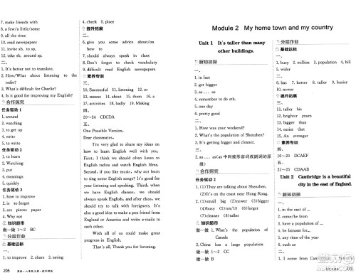 黑龙江教育出版社2024年秋资源与评价八年级英语上册外研版黑龙江专版答案 黑龙江教育出版社2024年秋资源与评价八年级英语上册外研版黑龙江专版答案