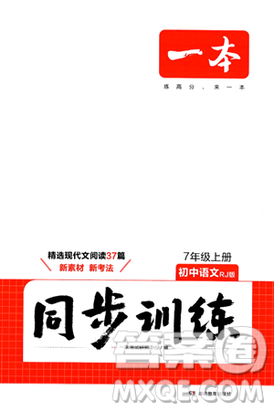 湖南教育出版社2024年秋一本同步训练七年级语文上册人教版答案