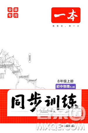 湖南教育出版社2024年秋一本同步训练八年级物理上册人教版安徽专版答案