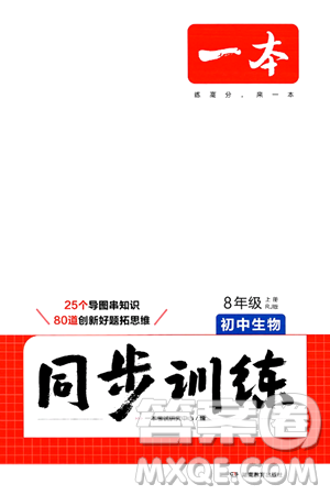 湖南教育出版社2024年秋一本同步训练八年级生物上册人教版答案