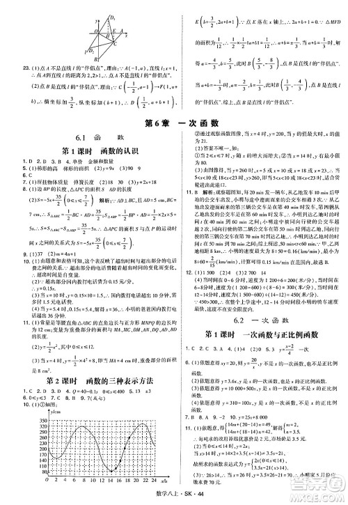 河海大学出版社2024年秋学霸题中题八年级数学上册苏科版答案