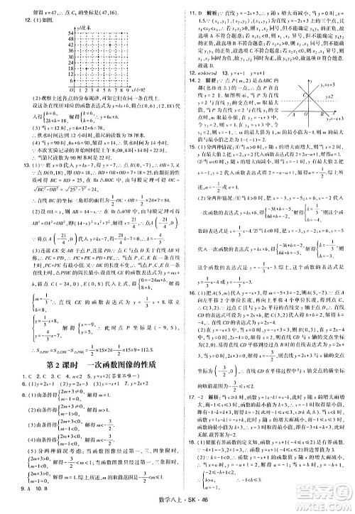 河海大学出版社2024年秋学霸题中题八年级数学上册苏科版答案