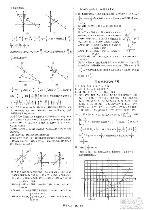 河海大学出版社2024年秋学霸题中题八年级数学上册苏科版答案