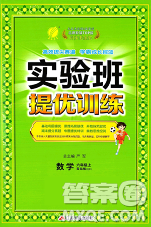 江苏人民出版社2024年秋春雨教育实验班提优训练六年级数学上册青岛版山东专版答案