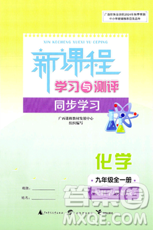 广西师范大学出版社2025年春新课程学习与测评同步学习九年级化学全一册科粤版答案