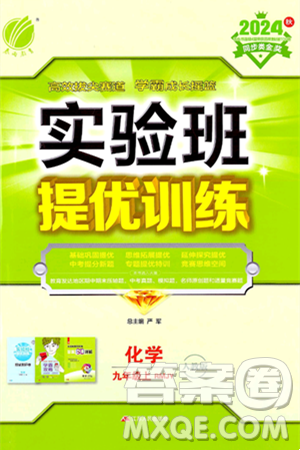 江苏人民出版社2024年秋春雨教育实验班提优训练九年级化学上册人教版答案