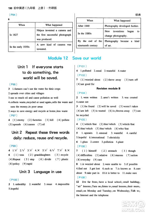 首都师范大学出版社2024年秋初中同步5年中考3年模拟九年级英语上册外研版答案 首都师范大学出版社2024年秋初中同步5年中考3年模拟九年级英语上册外研版答案