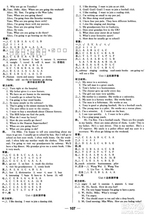 西安出版社2024年秋金优教辅夺冠新课堂随堂练测六年级英语上册人教版答案 西安出版社2024年秋金优教辅夺冠新课堂随堂练测六年级英语上册人教版答案