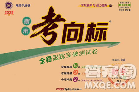 新疆青少年出版社2025年秋神龙教育期末考向标全程跟踪突破测试卷九年级数学全一册人教版答案