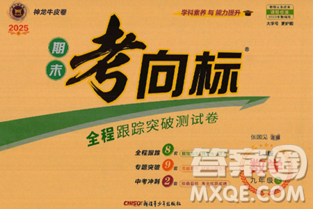新疆青少年出版社2025年秋神龙教育期末考向标全程跟踪突破测试卷九年级数学全一册鲁教版答案 新疆青少年出版社2025年秋神龙教育期末考向标全程跟踪突破测试卷九年级数学全一册鲁教版答案