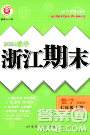 延边人民出版社2024年秋秉笔励耘浙江期末七年级数学上册浙教版浙江专版答案