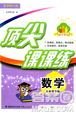 福建人民出版社2025年春顶尖课课练九年级数学下册华师版答案