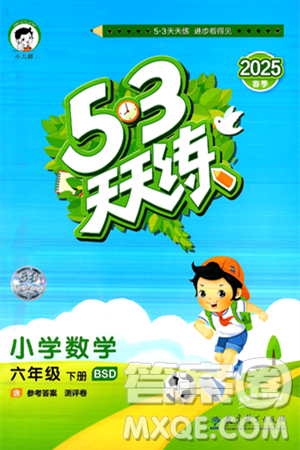 教育科学出版社2025年春53天天练六年级数学下册北师大版答案