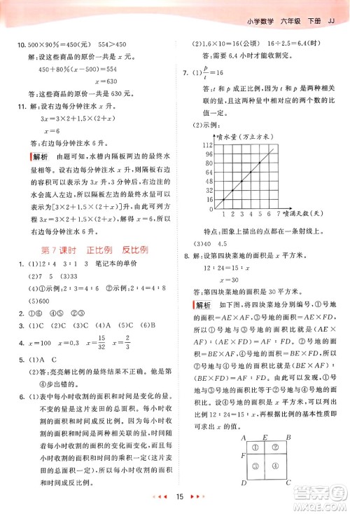 西安出版社2025年春53天天练六年级数学下册冀教版答案 西安出版社2025年春53天天练六年级数学下册冀教版答案