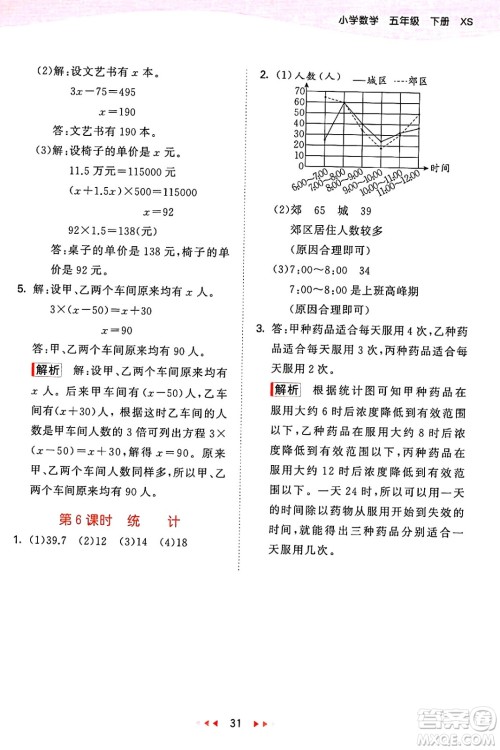 地质出版社2025年春53天天练五年级数学下册西师版答案 地质出版社2025年春53天天练五年级数学下册西师版答案