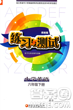 江苏凤凰教育出版社2025年春练习与测试小学英语六年级英语下册译林版答案 江苏凤凰教育出版社2025年春练习与测试小学英语六年级英语下册译林版答案