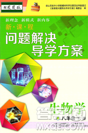 山西教育出版社2025年春新课程问题解决导学方案八年级生物下册凤凰版答案 山西教育出版社2025年春新课程问题解决导学方案八年级生物下册凤凰版答案