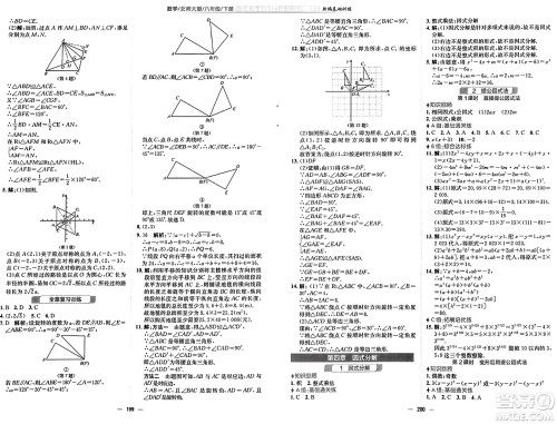 安徽教育出版社2025年春新编基础训练八年级数学下册北师大版答案 安徽教育出版社2025年春新编基础训练八年级数学下册北师大版答案
