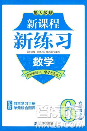 二十一世纪出版社集团2025年春新课程新练习六年级数学下册人教版答案 二十一世纪出版社集团2025年春新课程新练习六年级数学下册人教版答案