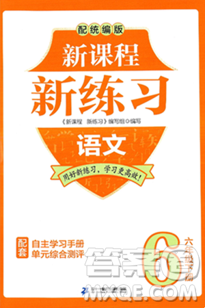 二十一世纪出版社集团2025年春新课程新练习六年级语文下册部编版答案