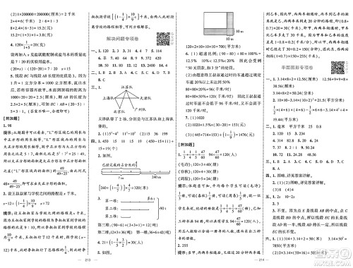 宁夏人民教育出版社2025年春经纶学霸学霸提优大试卷六年级数学下册江苏国际版答案 宁夏人民教育出版社2025年春经纶学霸学霸提优大试卷六年级数学下册江苏国际版答案